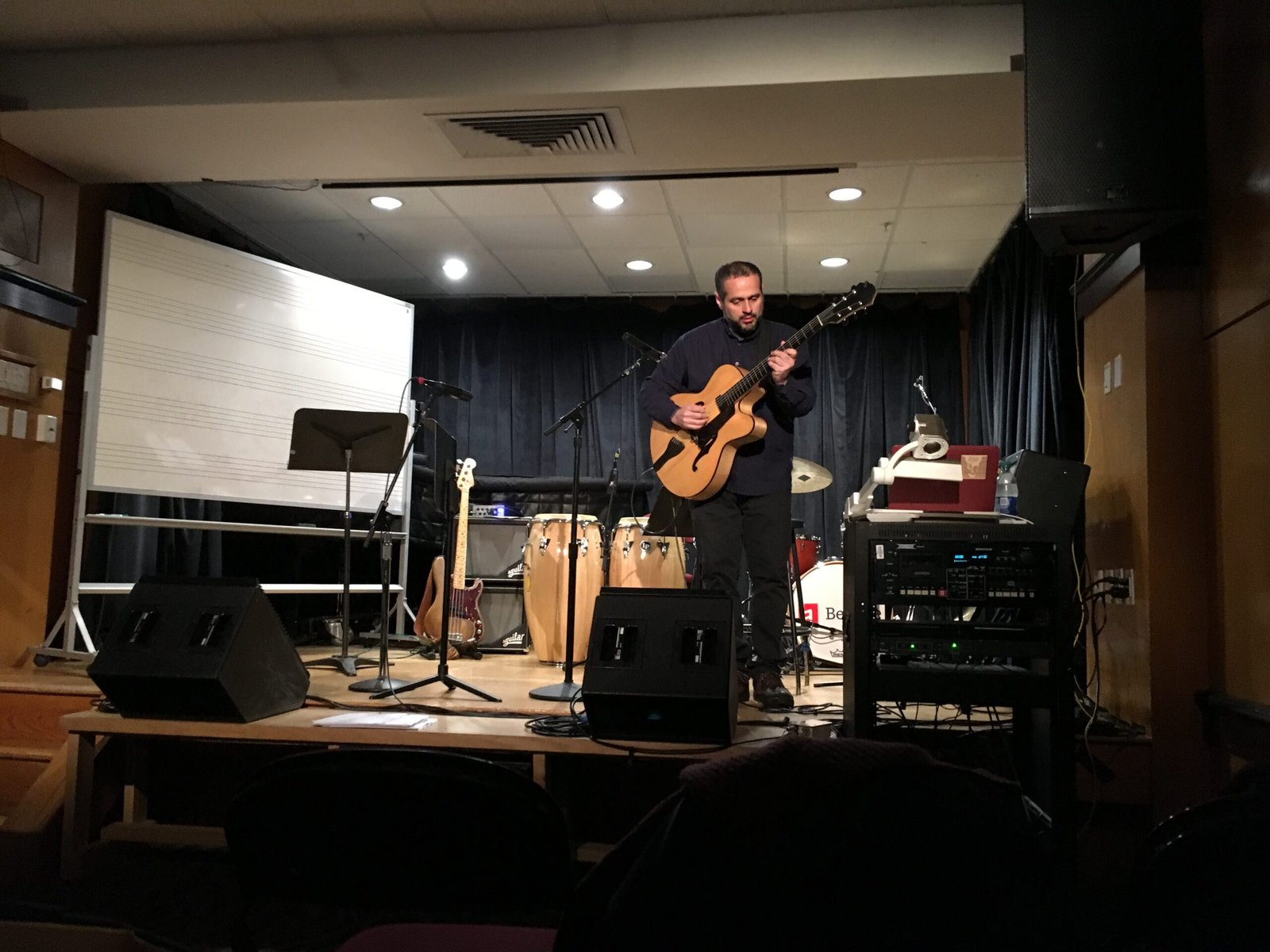 Pedro Barboza en Berklee College of Music, Boston, 2018